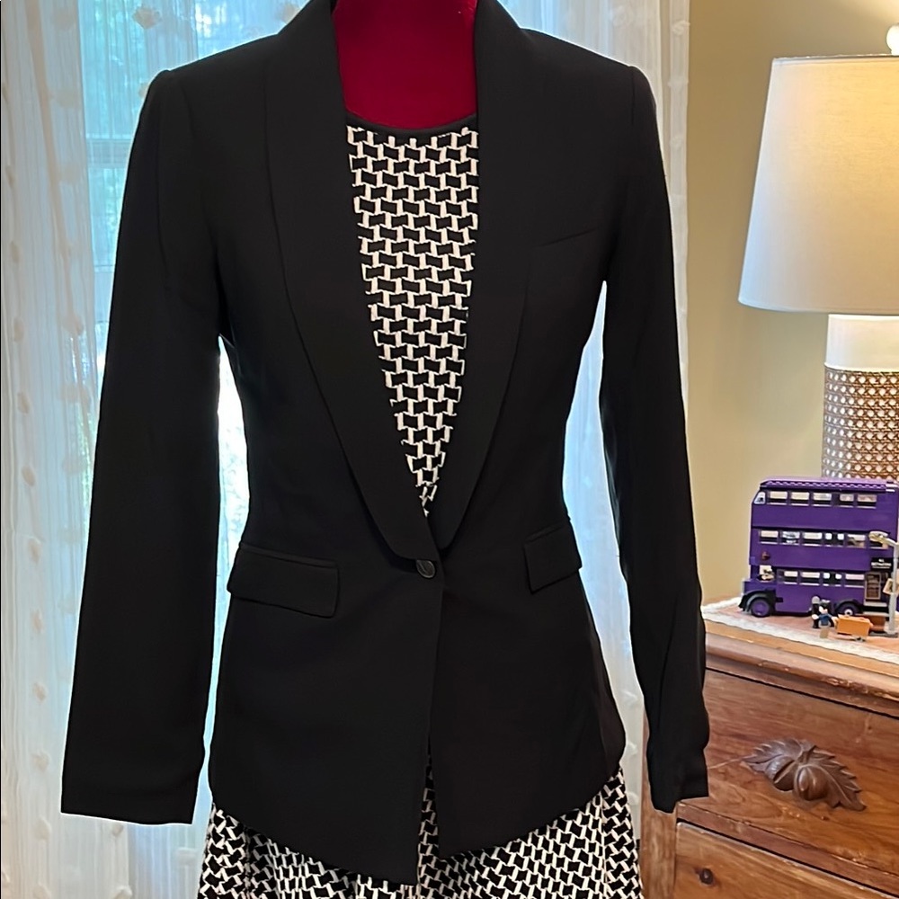 Forever 21 Black Classic Blazer Suit Jacket